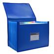 Mapa arhivare A4 12 comp Office Box negru/blue 41627-41667
