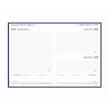 Agenda Artilux A5 datata hartie ivory 112 coperta albastra