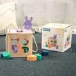 Set educational lemn Rabit Milan 660505
