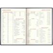 Agenda Dakota A4 săptămânală hartie ivory 405 coperta bordeaux