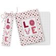 Carnetel A6+semn 100F spirala Love