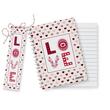 Carnetel A6+semn 100F spirala Love