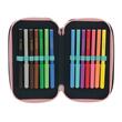 Penar 3 fermoare echipat 31 pcs Fancy Peacock H-3392