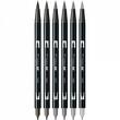 Marker Tombow set 6 Gray Colours ABT-6P-6