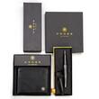 Set stilou + portofel piele CROSS negru