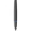 Set Stilou Parker IM Negru Mat Ring Blue + Agendă