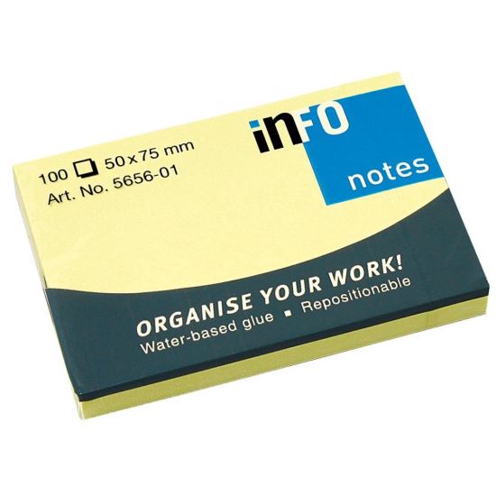 POST-IT 50X75MM 100F INFO-5656