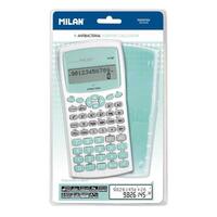 Calculator stiintific antibacterial Milan 10 cifre alb-turcoaz - 159110IBGGRBL