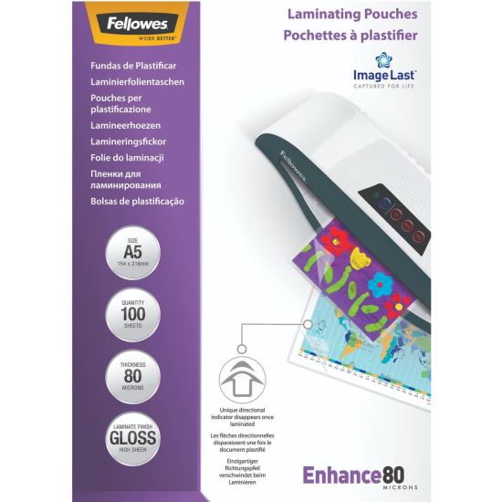 Folie Laminator A5 80 Mic. Fellowes