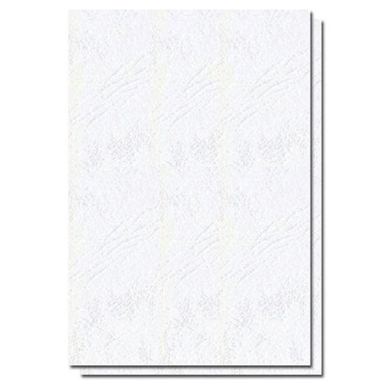 Coperta spate carton imitatie piele alb - 100 coli