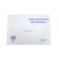Foaie colectiva de prezenta A4, carnet 100 file