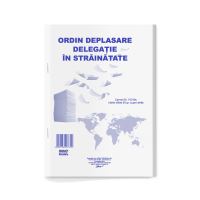 Ordin de deplasare in strainatate A5, carnet 100 file