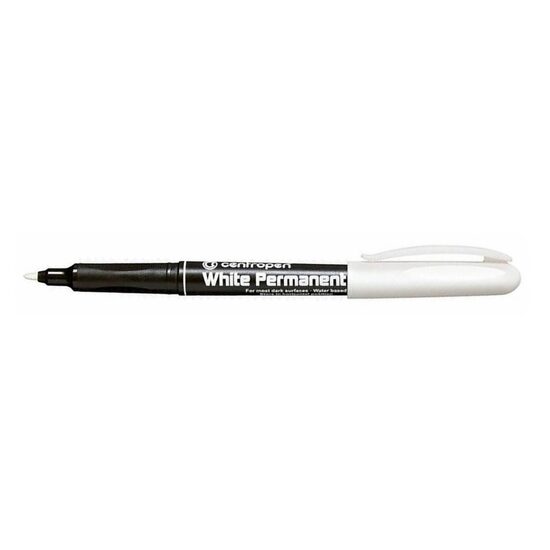 Marker Centropen alb - 2686