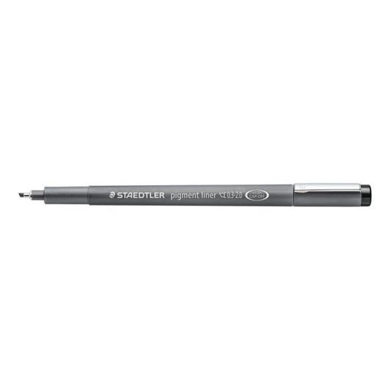 Pigment Liner Staedtler, Varf Tesit, C2, Negru