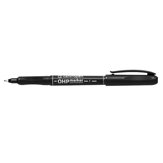 Marker OHP permanent negru Centropen - 2636F