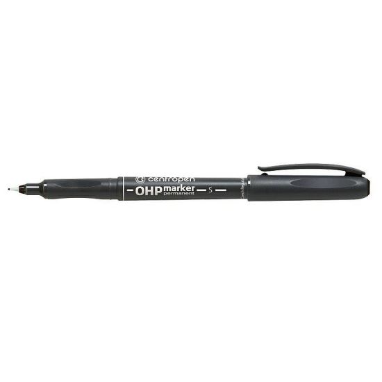 Marker OHP permanent negru Centropen - 2634 S