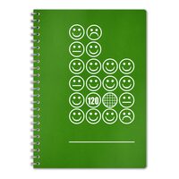 Caiet A4 120 file spirala coperta plastic verde aritmetica