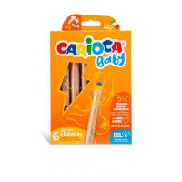 Creion color 3 in 1 set 6 Carioca Baby