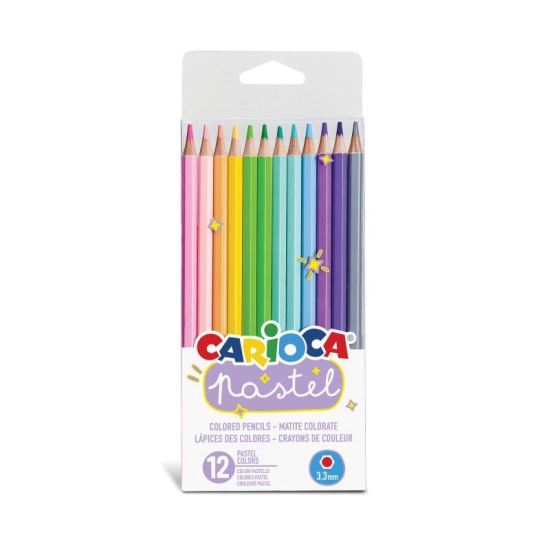 Creion color pastel set 12 Carioca