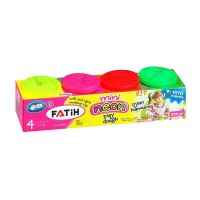 Plastilina usoara modeling Dough Neon - Fatih 4X50G