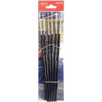 Pensule set 6 par sintetic varf lung DACO - PN276