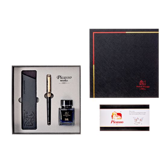 Set stilou + calimara + etui Picasso - 9902N