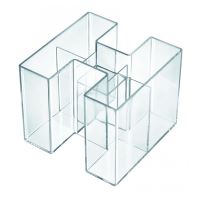 Suport Cu 5 Compartimente, Transparent, Bravo Han - 1 7455-23