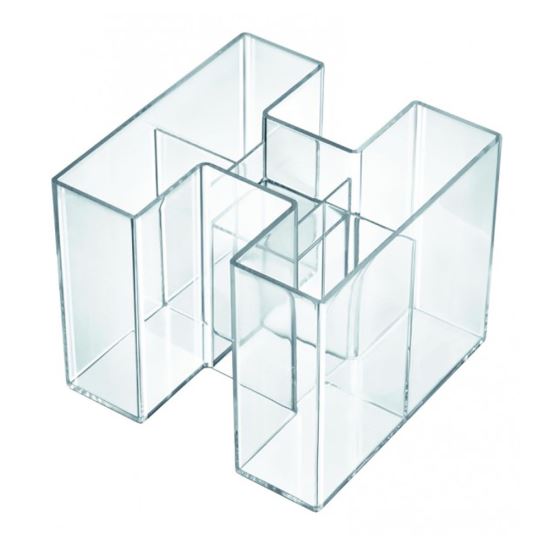 Suport Cu 5 Compartimente, Transparent, Bravo Han - 1 7455-23