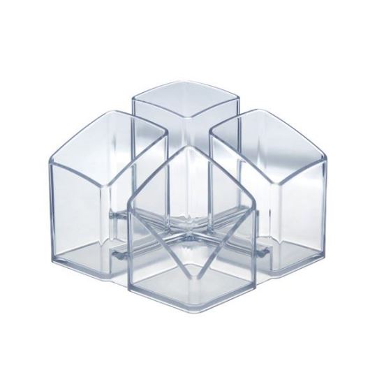 Suport 4 Compartimente, Transparent, Han Scala - 17450-23