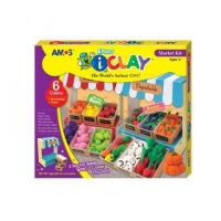 Plastelina Amos Market set 6 