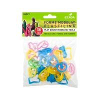 Forme modelat plastilina 36 litere/cifre Ecada - 84921