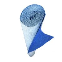 Hartie creponata elastica floristica 180gr metalizat bicolor - Silver & Dark Blue-802/7