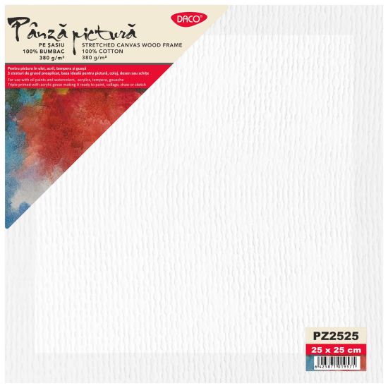 Panza pictura pe sasiu 25x25 cm DACO - PZ2525