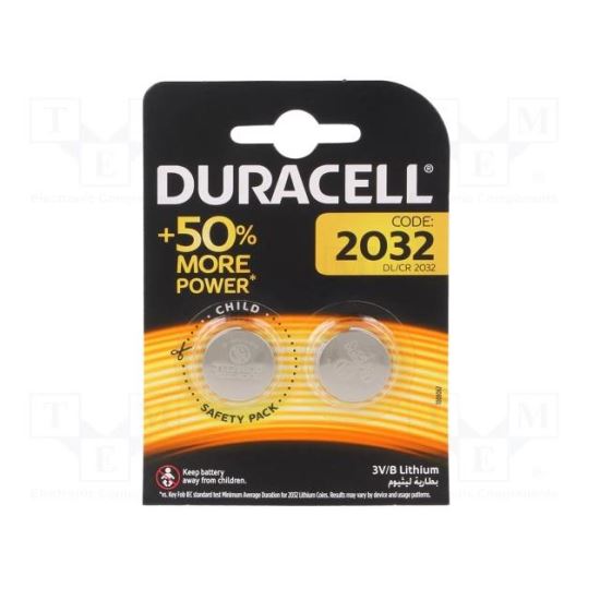 Baterie DURACELL 2 x 2032N