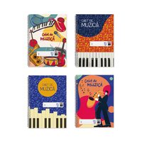 Caiet muzica A4 24 file spirala LIBRA