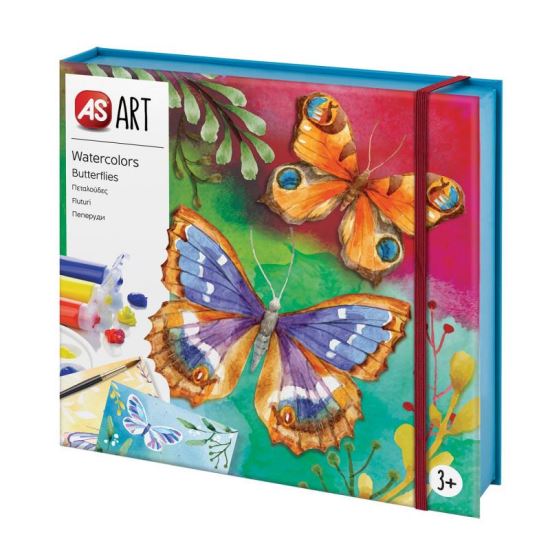 Joc AS Art,  Acuarela, Fluturi - 21053