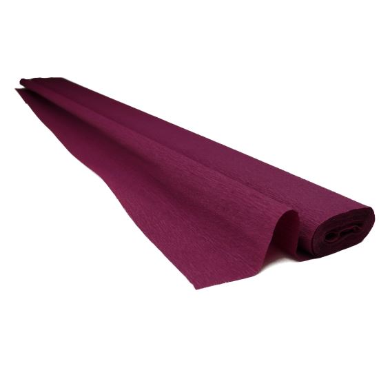 Hartie creponata elastica floristica 60gr - Burgundy Red-320