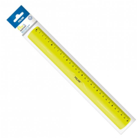 Rigla 30 cm flexibil Milan galbena