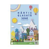 Hartie glasata lucioasa 24X34 cm 10 coli/set LIBRA HGL2434