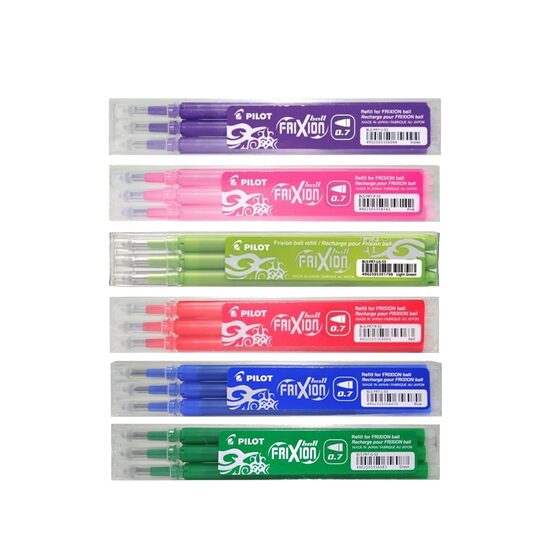 Mina Pilot Frixion 0.7 mm - Set 3