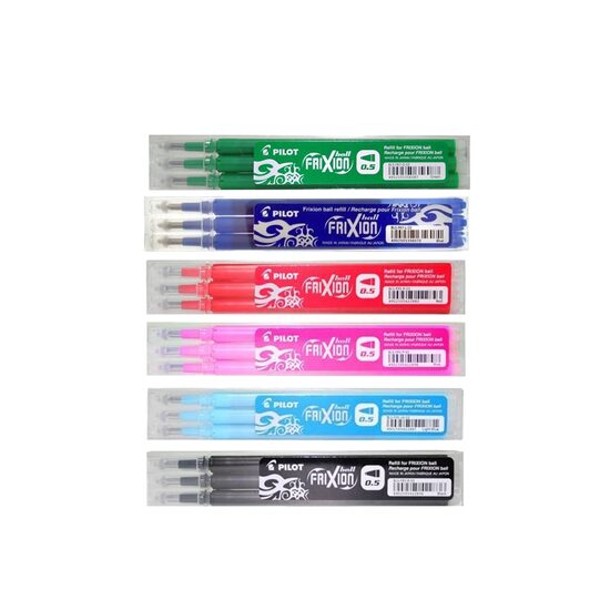 Mina 0.5 Pilot Frixion set 3 