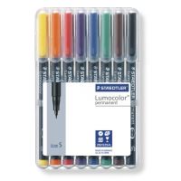 Marker Permanent Lumocolor S. 0.4 mm - Set 8