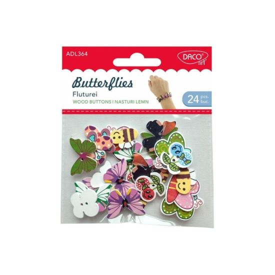 Accesorii craft - ADL364 Fluturei DACO