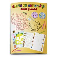 Carte cu activitati, Jocuri si Jucarii, A4 32 pagini