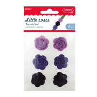 Accesorii craft - AD267 Trandafirei din pasla autoadeziva DACO