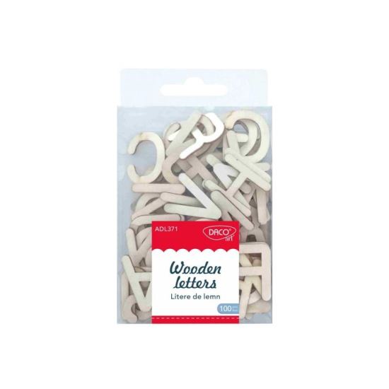 Accesorii craft - ADL371 Litere de lemn DACO