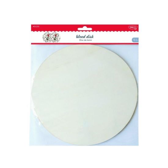 Accesorii craft - ADL333 Disc de lemn 25.5 cm DACO