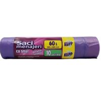 Saci menaj 60Ll cu snur set 10 LAVANDA-9909