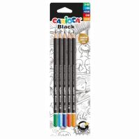 Set 5 creioane cu mina grafit Carioca