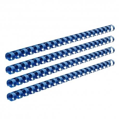 Spirala plastic albastru, 10 mm, set 100 ECADA